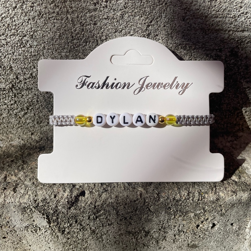 Fashion Jewelry Personalized Bracelet with Yellow Accents